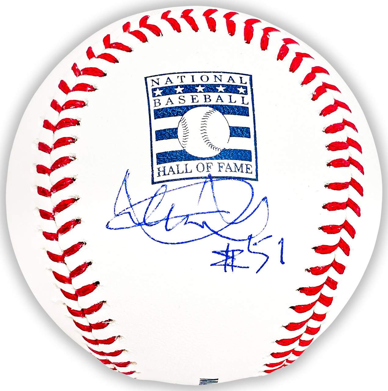 イチローICHIRO＃51書き込み入り直筆サイン Hall of Fameボール