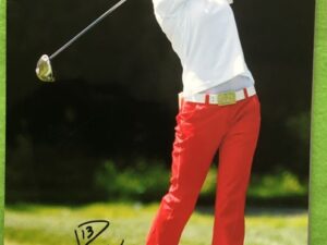 笹生優花プロ 直筆サイン入りウィルシャーCCスコアーカード - SPORTS