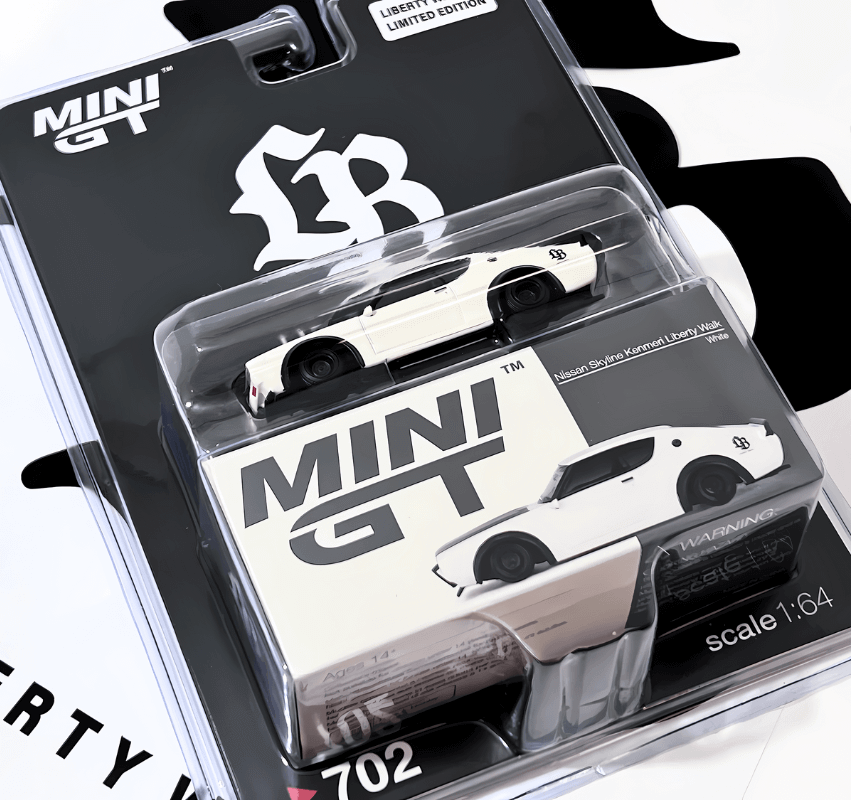 1/64スケール MINI GT「日産スカイライン・ケンメリ リバティー