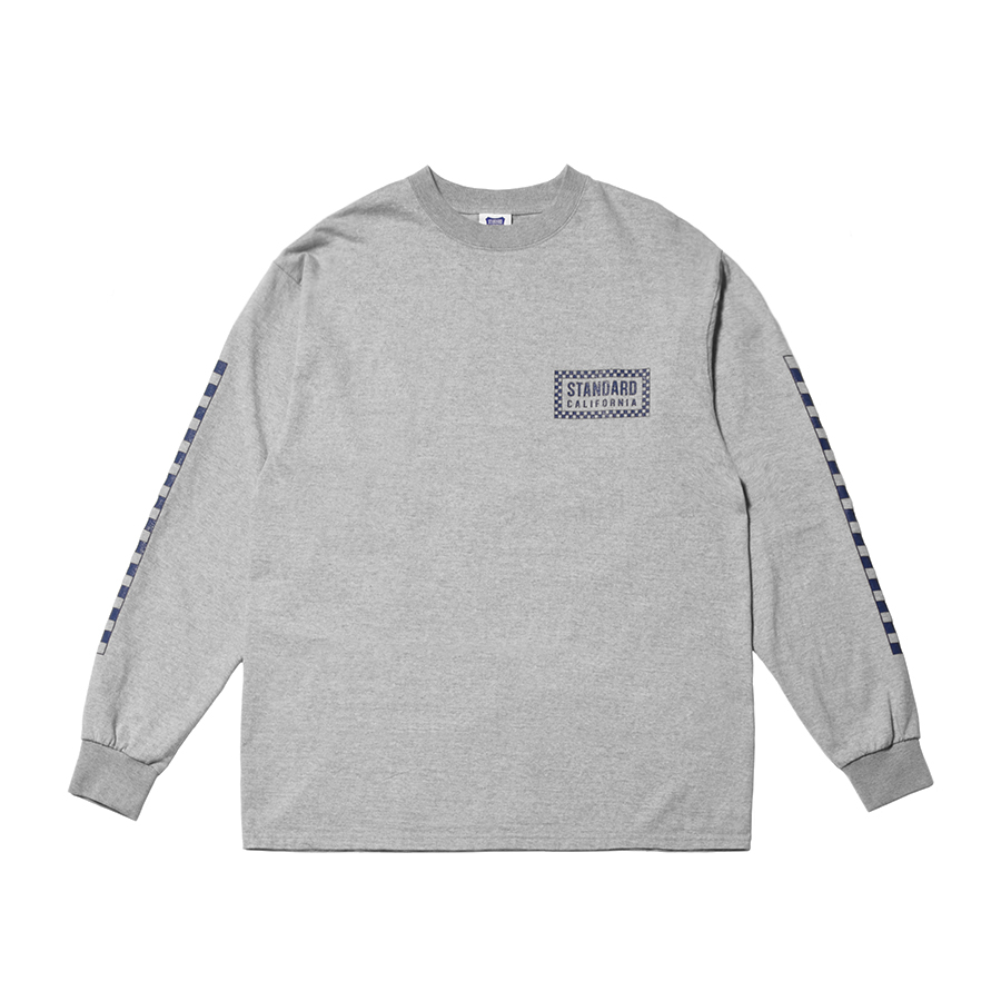 Standard California Heavyweight Checker Logo Long Sleeve T