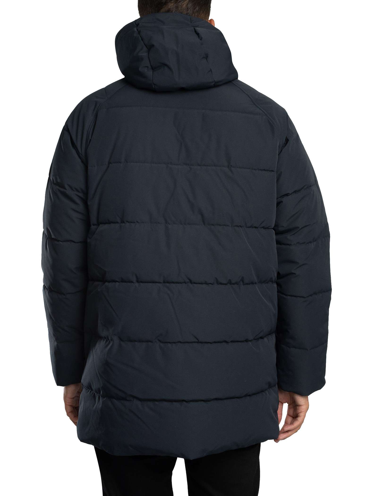 Barbour Hooded Bedale Puffer Jacket - Navy | Standout