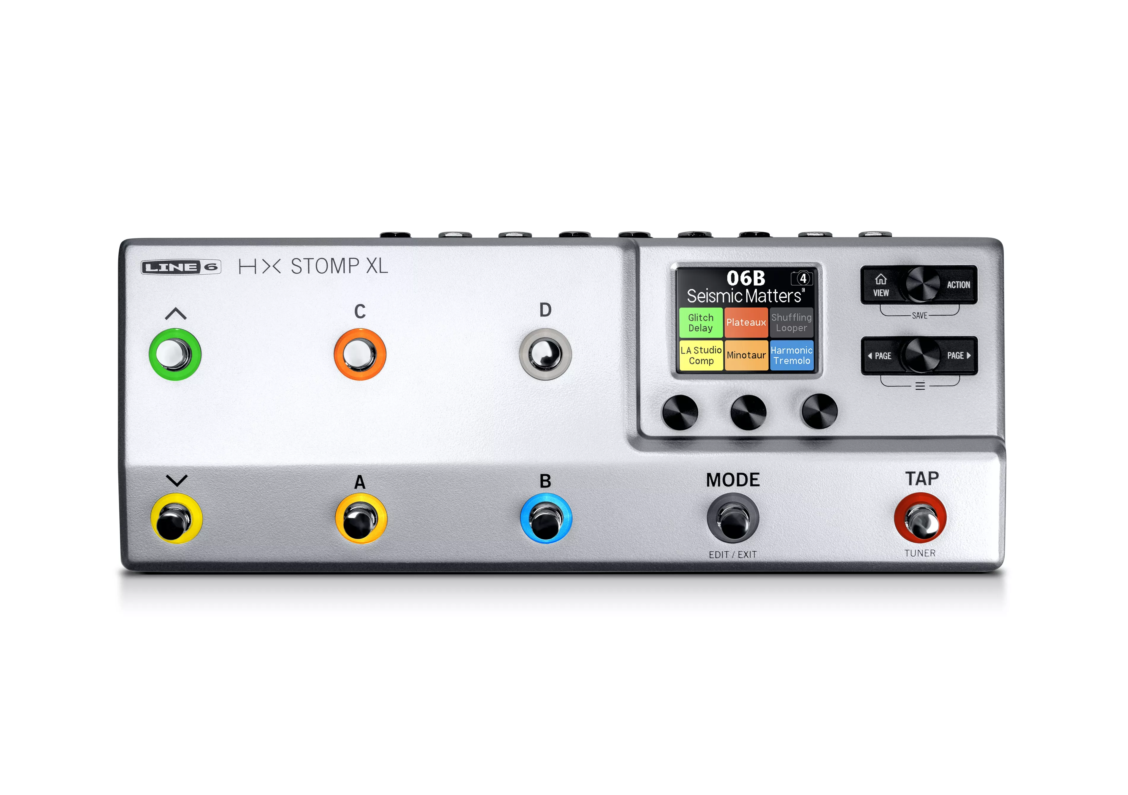 Line 6 HX Stomp XL Limited Silver Guitar amp modeling simulation