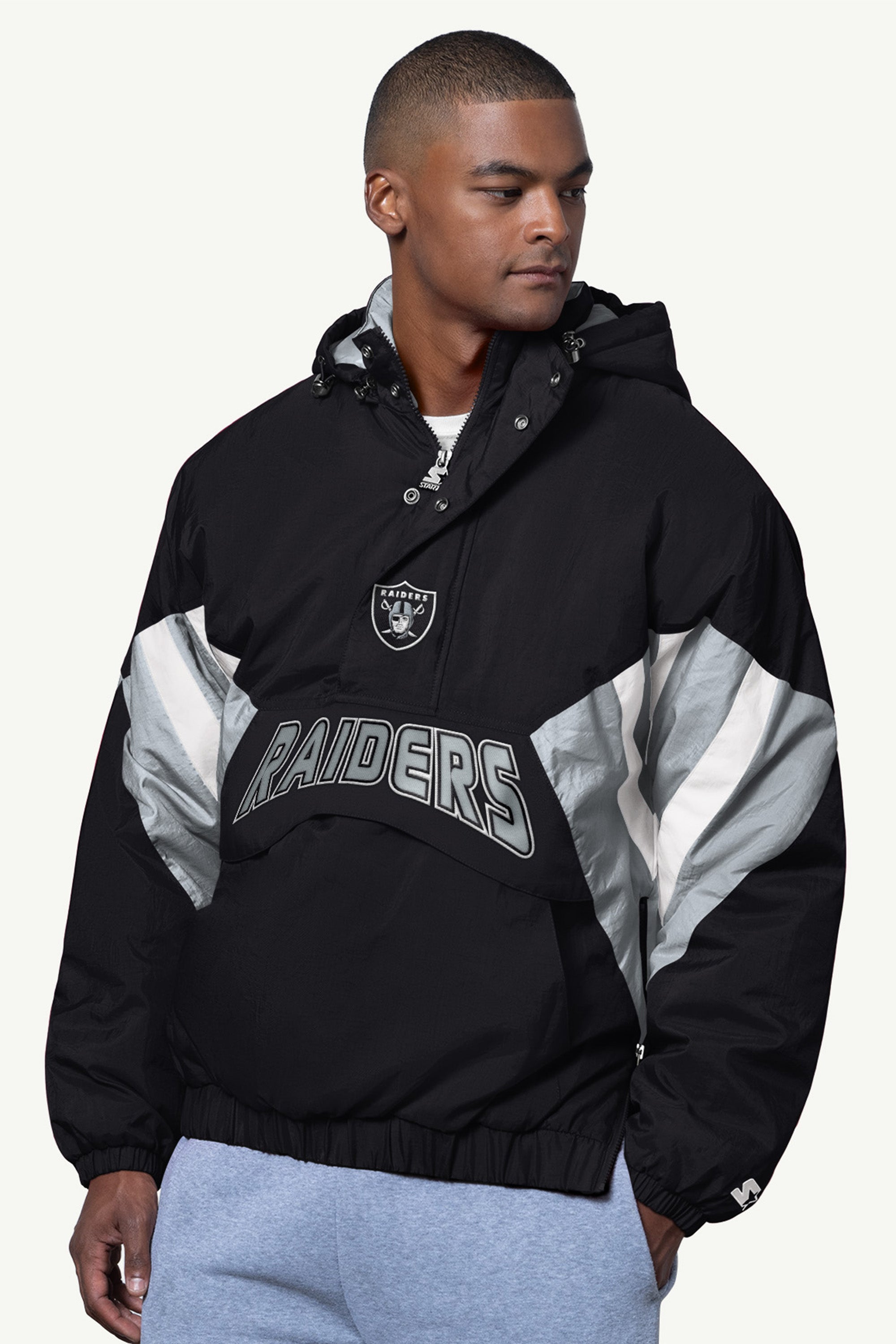 Mens Las Vegas Raiders Classic Breakaway Jacket | NFL | Starter