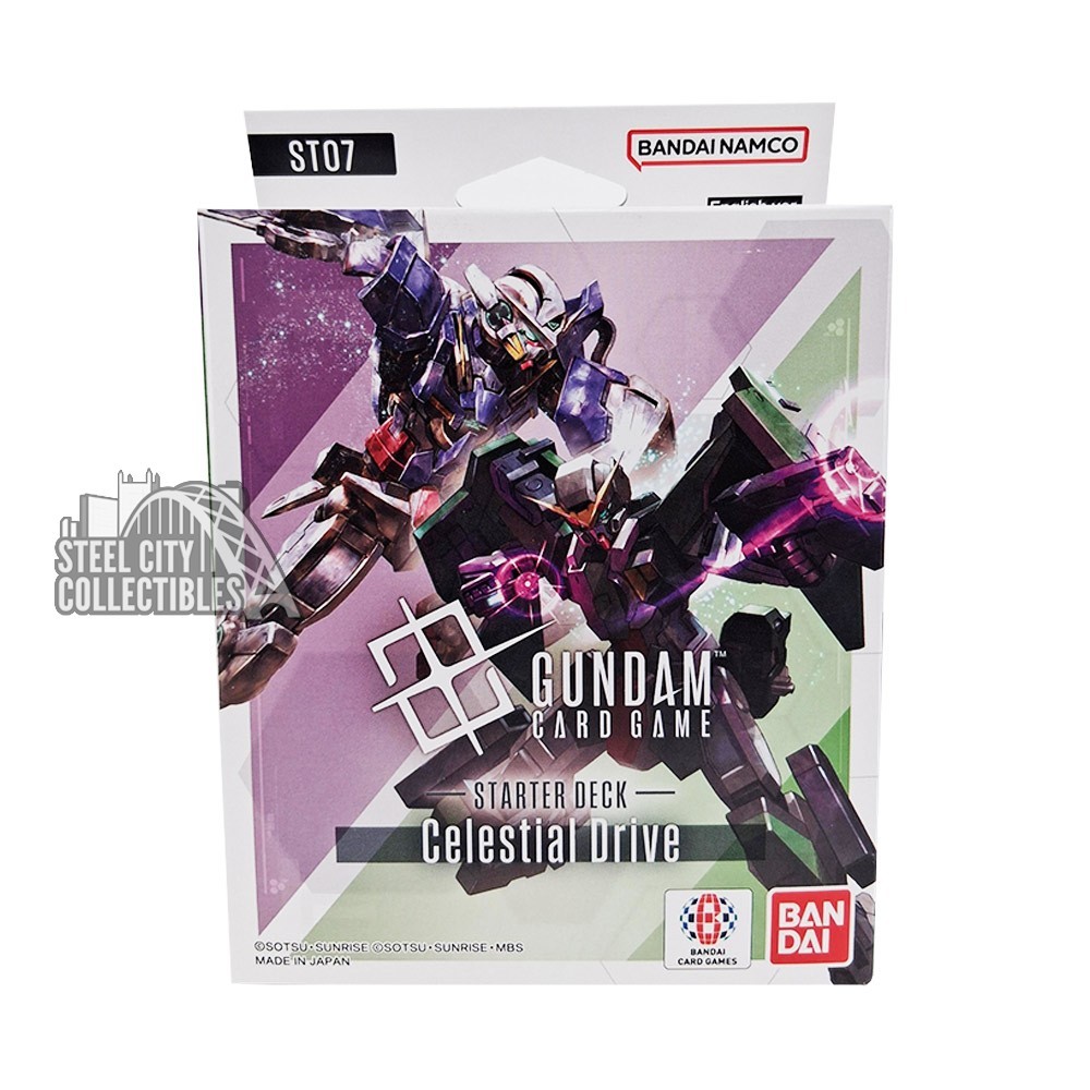 Bandai Gundam Card Game Celestial Drive Starter 07 6-Deck Display