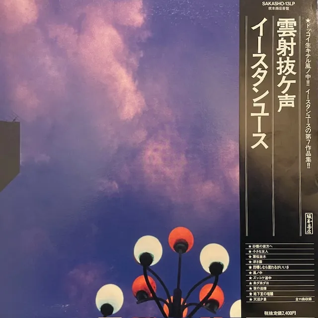 EASTERN YOUTH / 雲射抜ヶ声 [LP - SAKASHO-13LP]：JAPANESE：アナログ