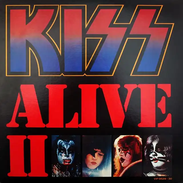KISS / ALIVE II (77 JPN 1ST PRESS) [2LP - VIP-9529-30]：70'S ROCK