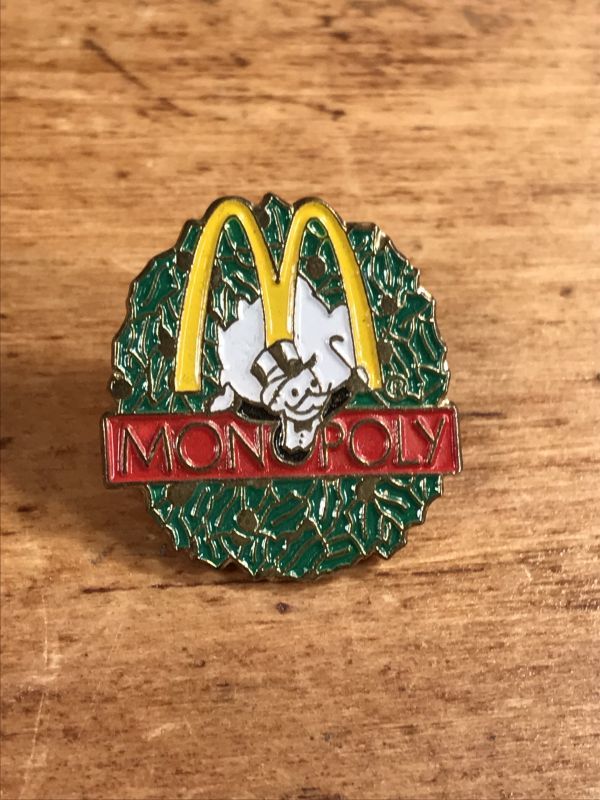 McDonald's “Monopoly” Metal Pins マクドナルド ビンテージ