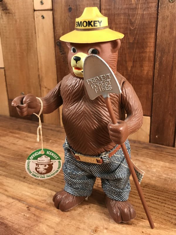 DAKIN製 70's SMOKEY BEAR スモーキーベア ソフビ 978【70年代