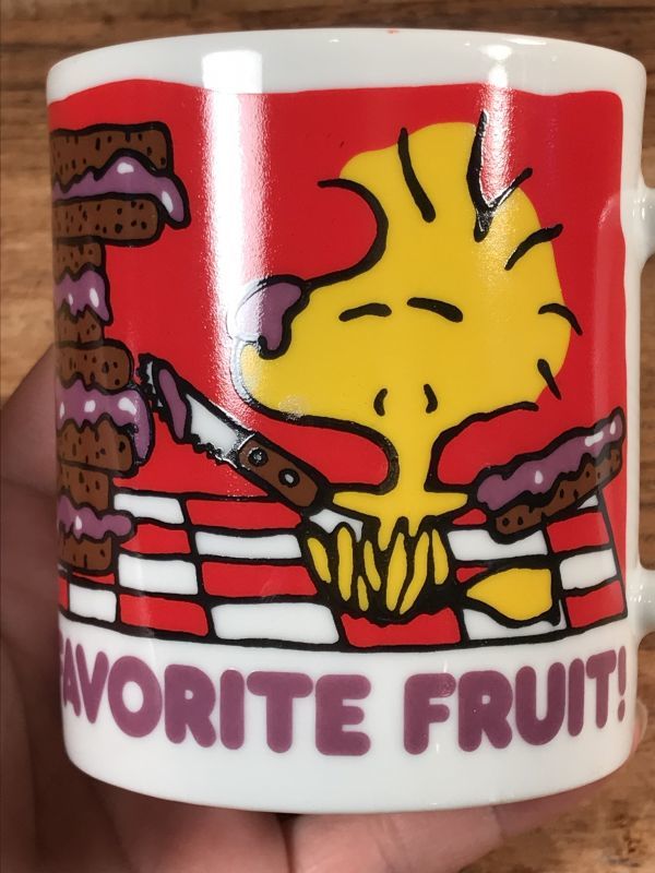 Peanuts Snoopy Woodstock “Grape Jelly” Ceramic Mug ウッドストック