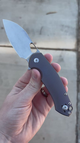 GiantMouse ACE Biblio XL - Purple and Bronze Anodized Titanium