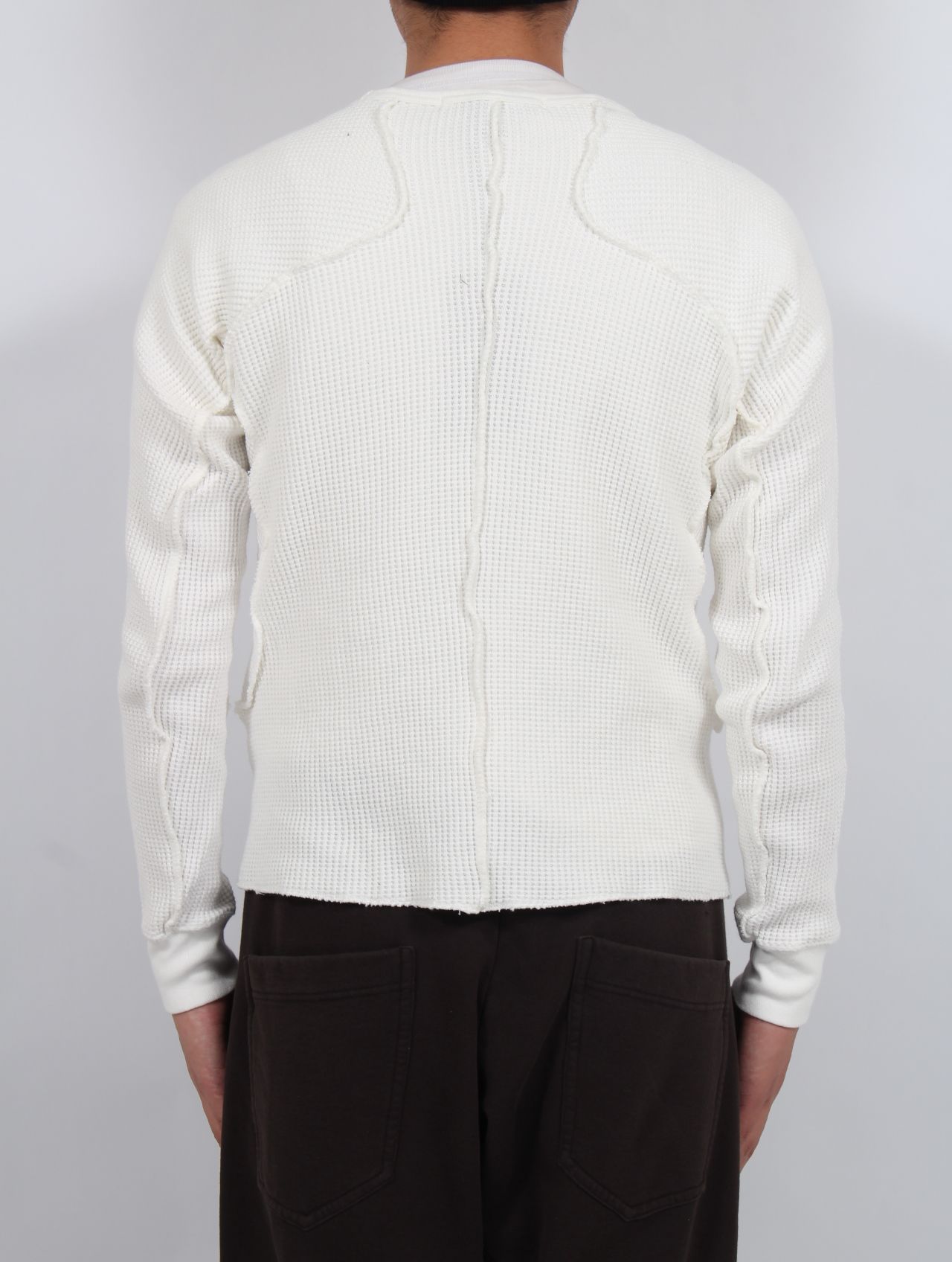 NVRFRGT - 【25SS】ワッフル サーマル ロングスリーブ 長袖 Tシャツ