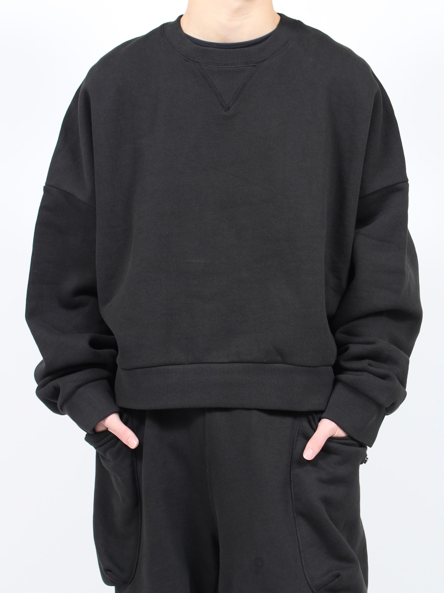 entire studios - ボックス クルー スウェット / BOX CREW / SOOT