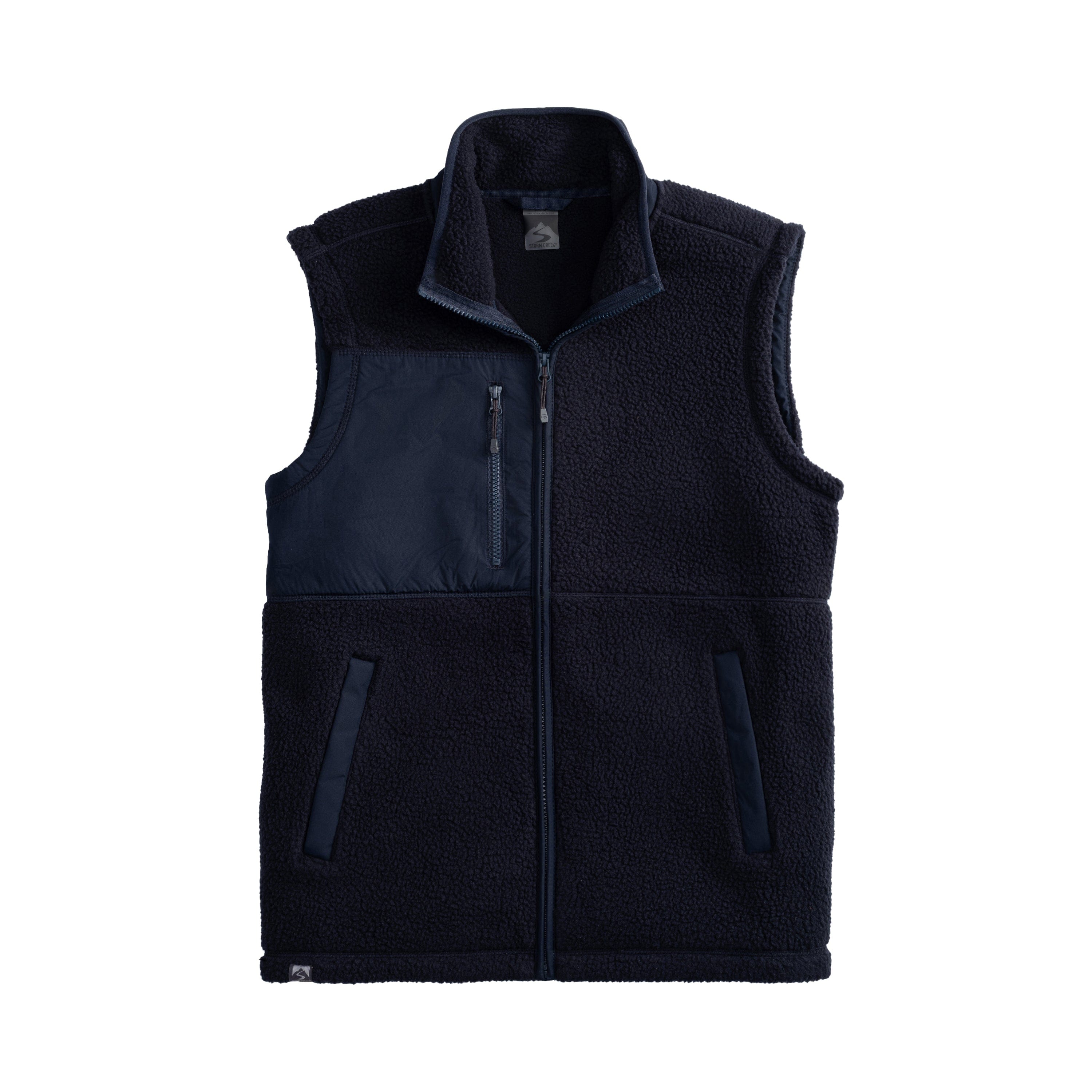 Men's Warm Up Colorblock Sherpa Fleece Vest – Storm Creek