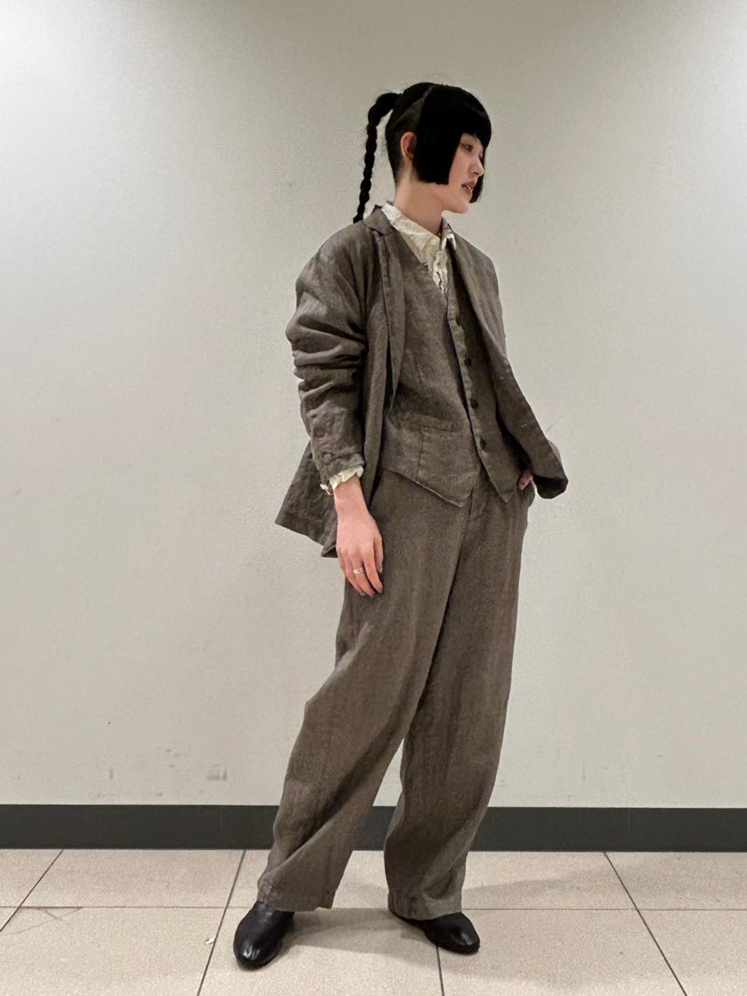 プラントグロウスプリント ブラウス| pas de calais（パドカレ）の