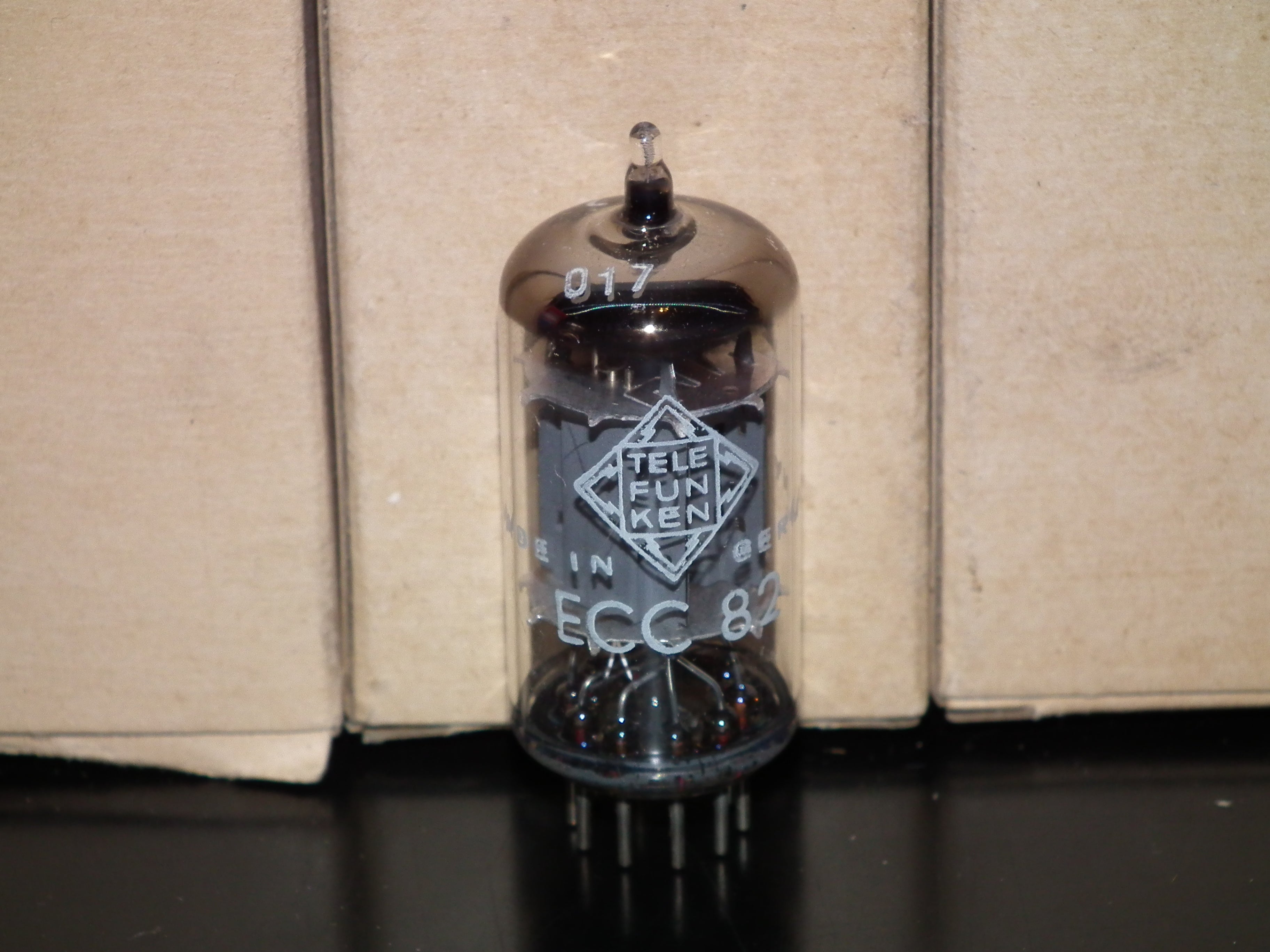 Platinum Matched Pair ECC82 Telefunken Berlin Smooth Anodes 12AU7