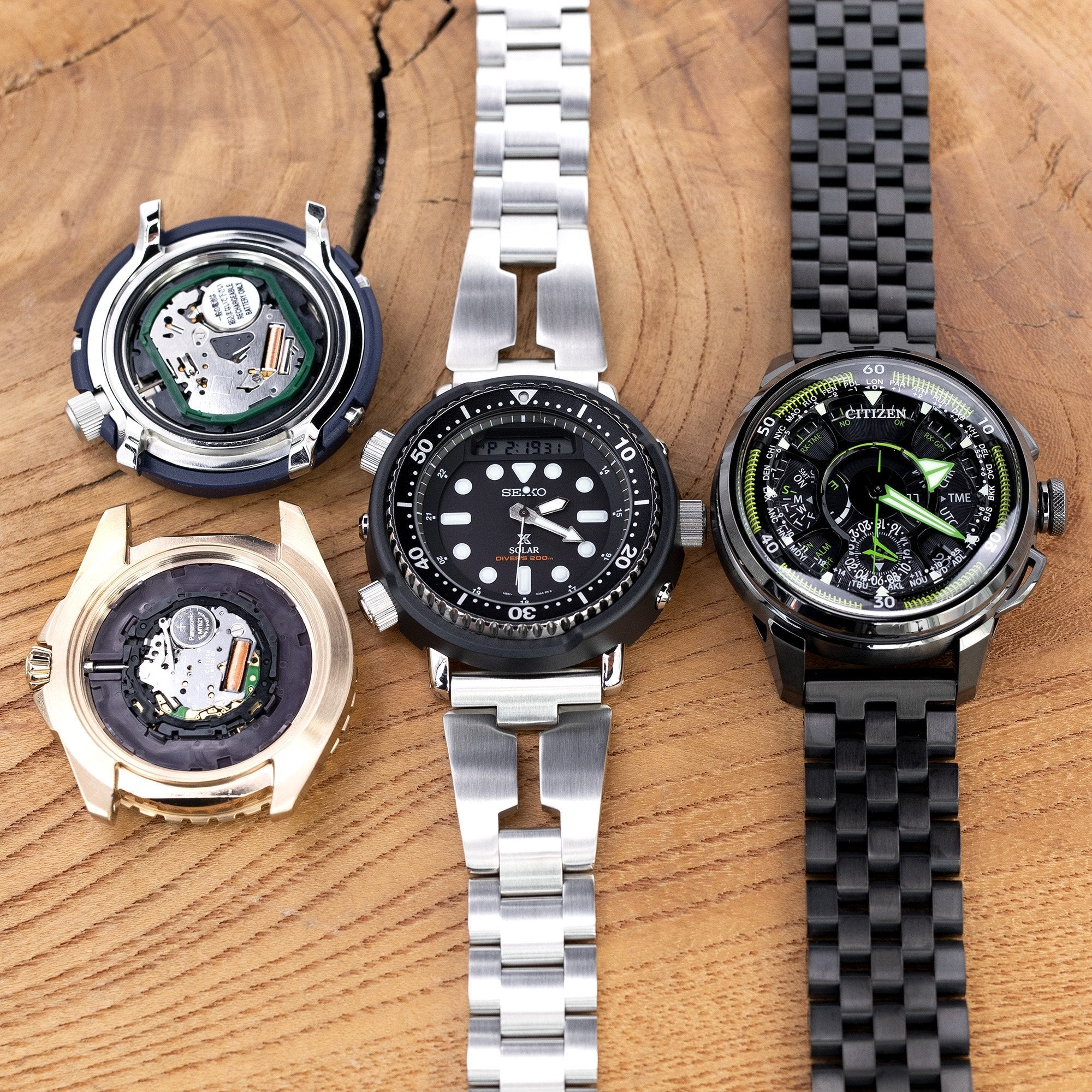 The battle of Titans: Citizen Eco-Drive vs. Seiko Solar Movement