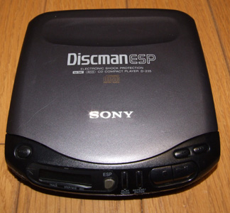 スタフ屋 ポータブルCDプレーヤー(SONY DiscmanESP D-235)