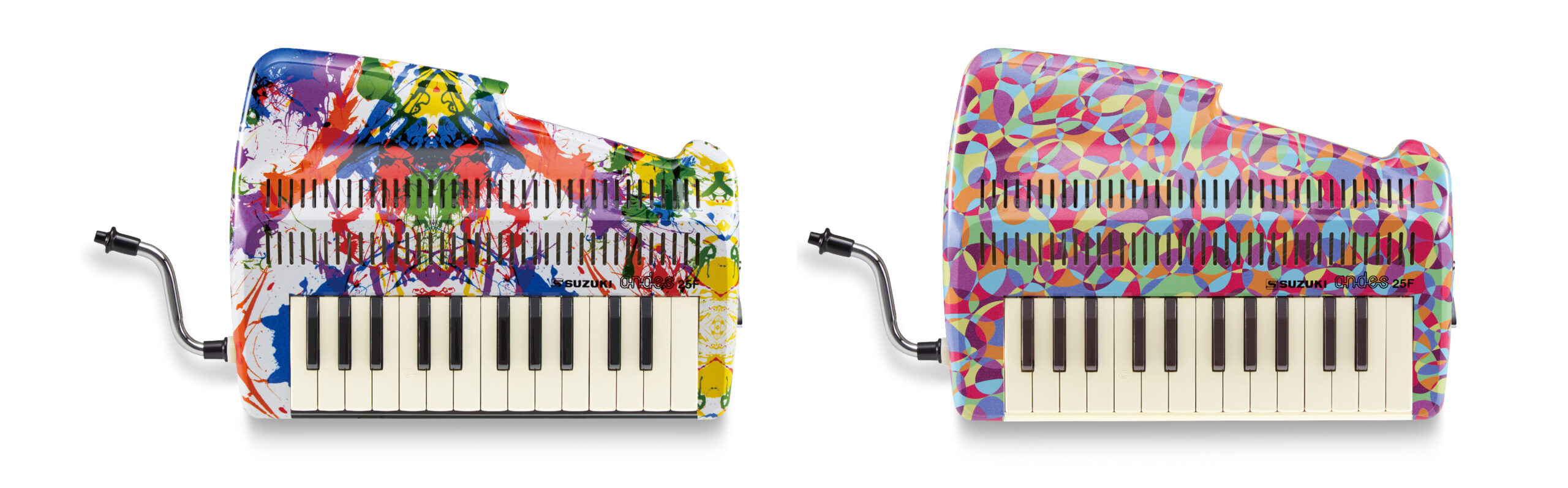 2024年10月5発売】鍵盤リコーダー andes 25F限定カラー スプラッシュ