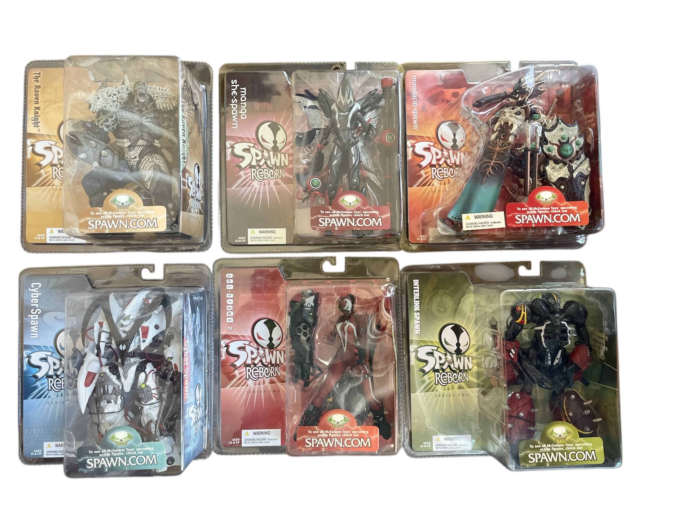 SPAWN REBORN2 action figures6pset スポーン・リボーンシリーズ2