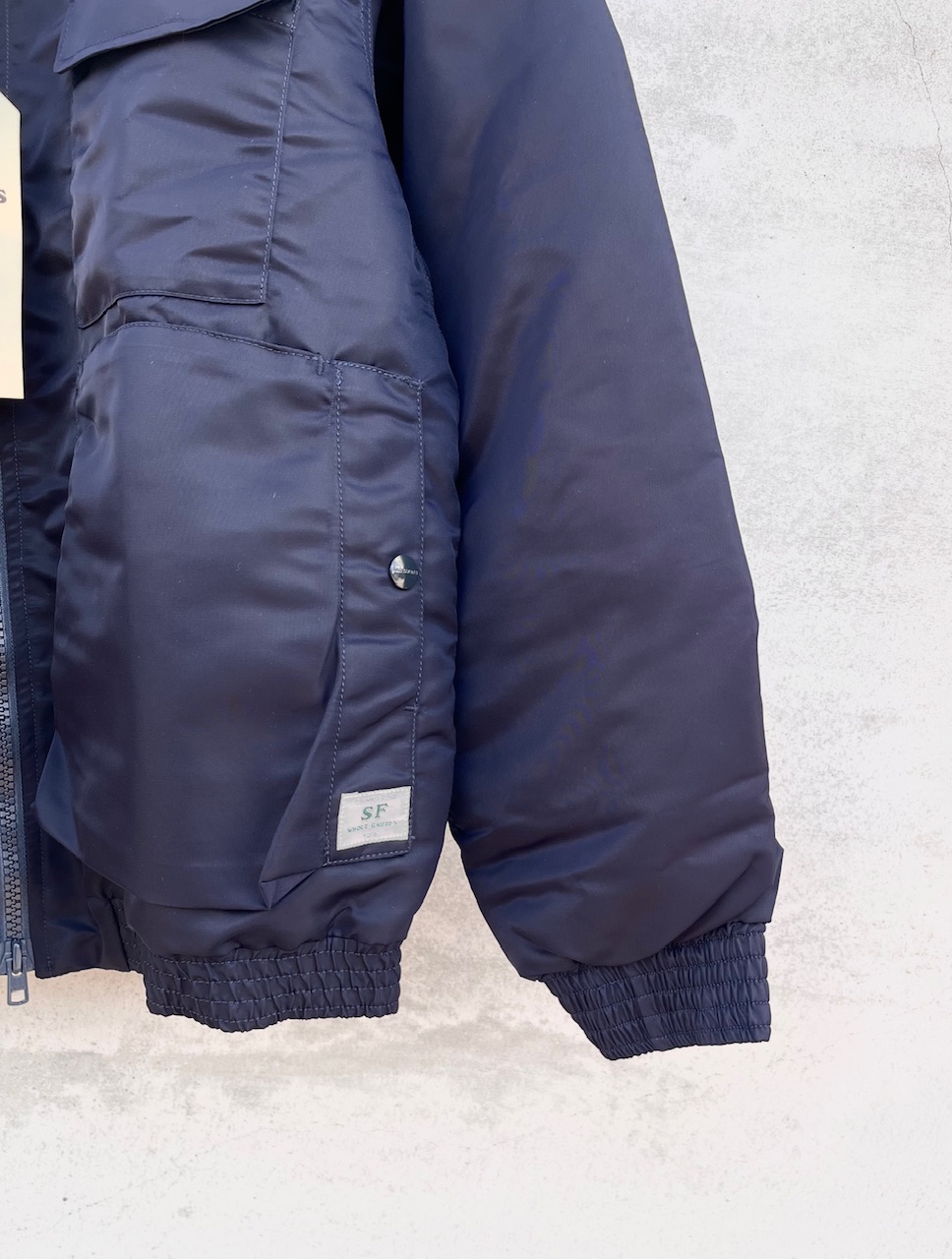 sassafras(ササフラス) D/C Armor Jacket Heavy (Navy/ Recycle Nylon