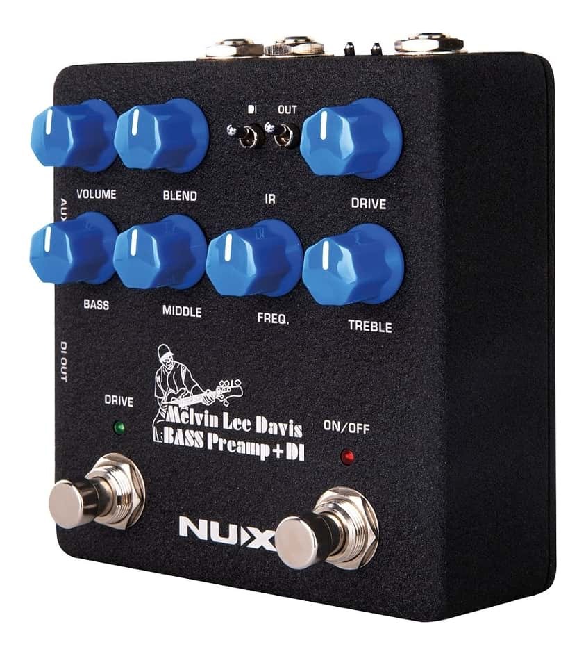 NUX Verdugo Melvin Lee Davis Bass Preamp DI Pedal