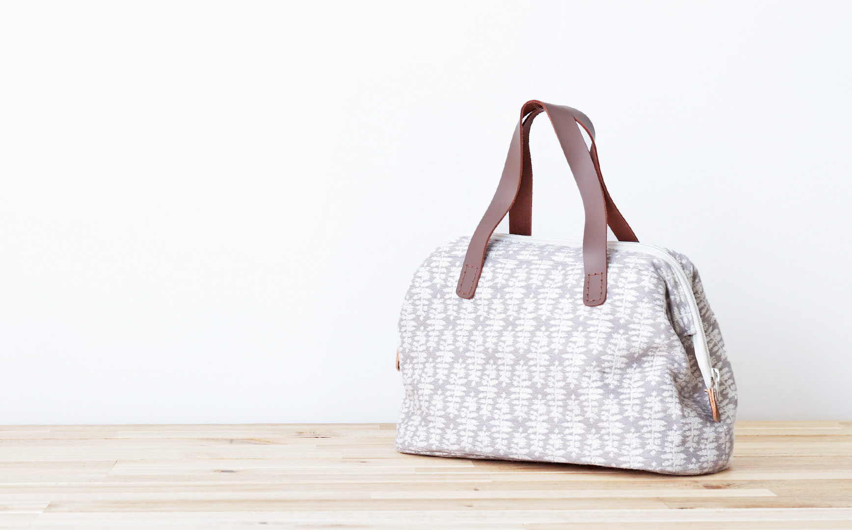 寸法図【NO.3223】ワイヤー口金ボストンバッグ [M便 0/1]の通販