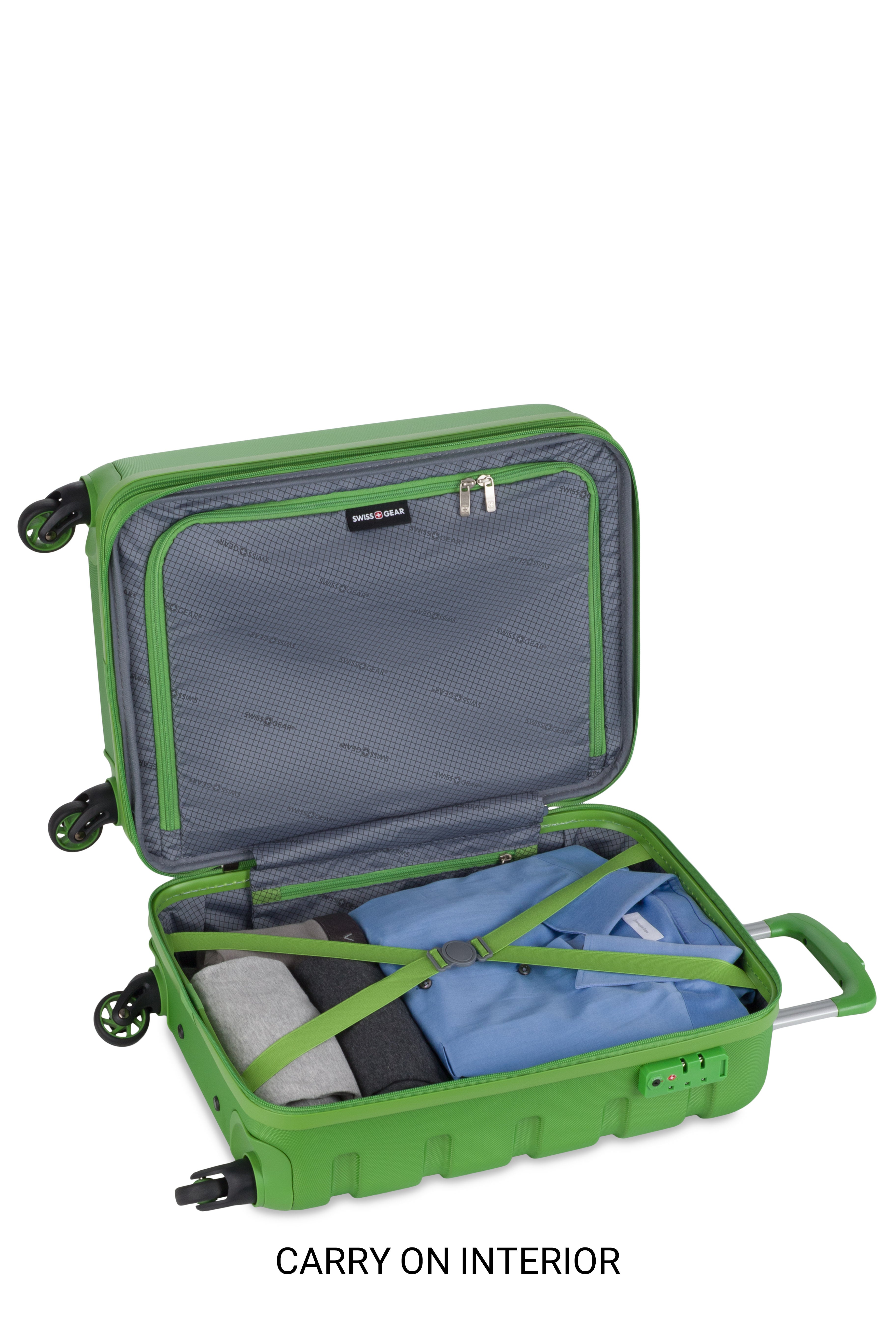 SWISSGEAR 7366 Signature Expandable 3pc Hardside Luggage Set - Lime