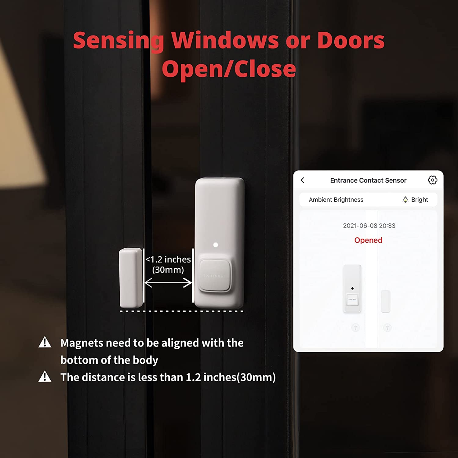 SwitchBot Contact Sensor for Home Security | SwitchBot International