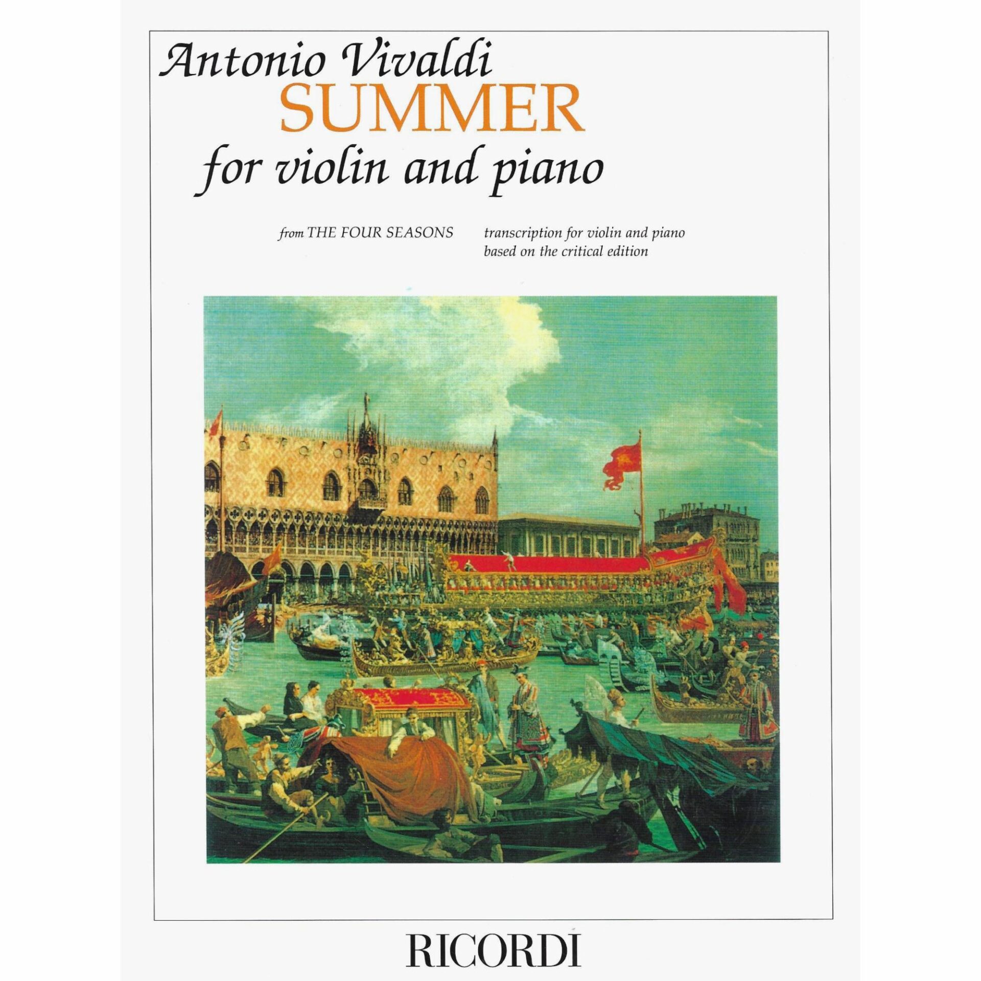 Vivaldi - Summer from The Four Seasons for Violin and Piano