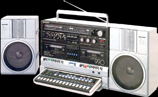 The Bizarre Sharp MR-990 Synth Boombox – Synthtopia