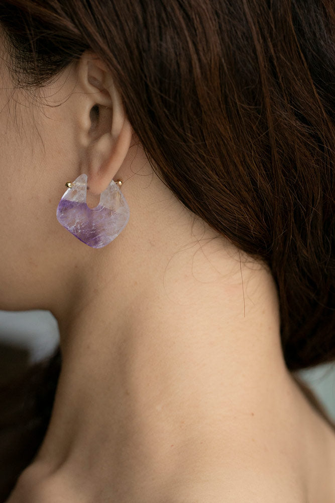 MONAKAjewellery Super seven quartz Rock pierce モナカジュエリー