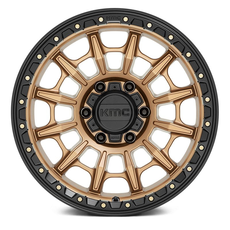 KMC KM547 Carnage Matte Bronze / Black Lip - PowerHouse Wheels & Tires