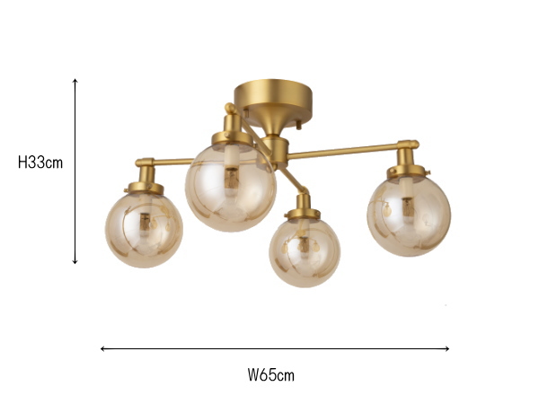 送料無料 MOON TOP CROSS （ムーントップクロス ）4灯ガラスシーリング