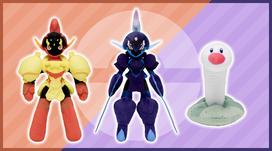 グレンアルマ・ソウブレイズ・ウミディグダのぬいぐるみが、ポケモン