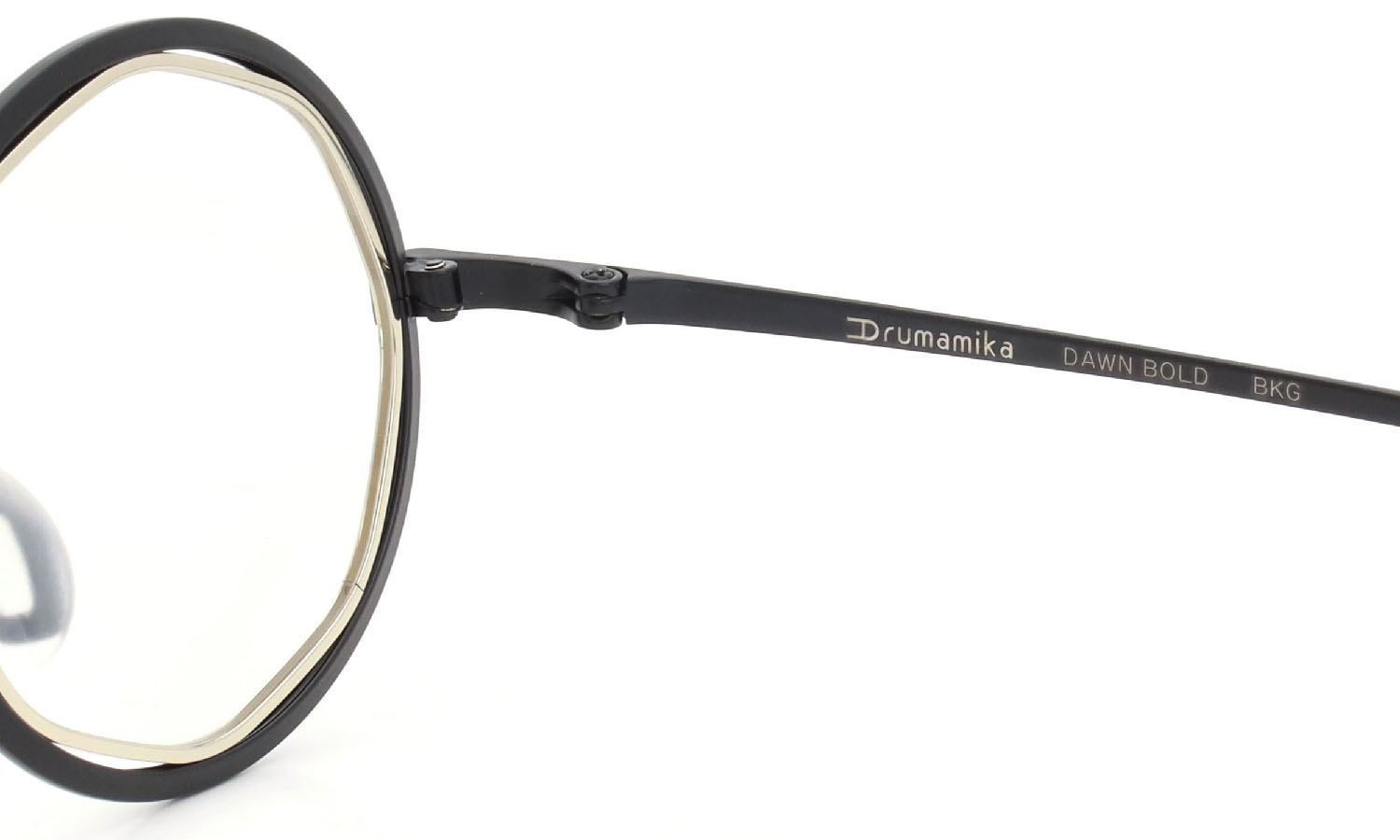 Arumamika アルマミカ 丸メガネ DAWN BOLD通販 BKG 44□24 (取扱店