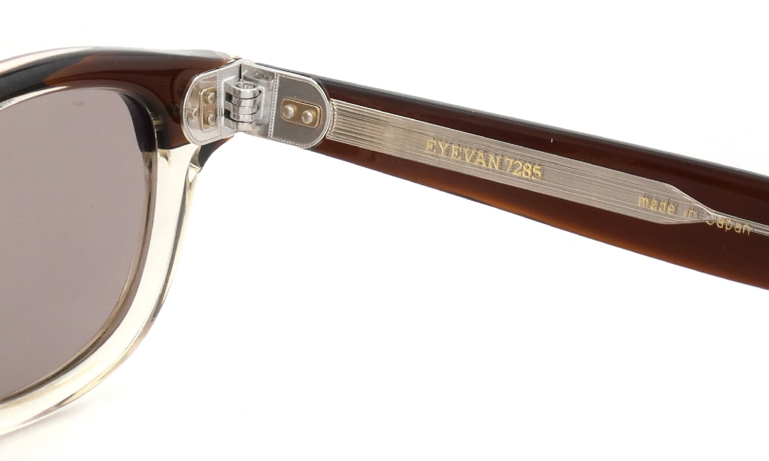 EYEVAN7285 サングラス 351 (48)通販 C.353 BEER BROWN/BECR GM LT.GRY