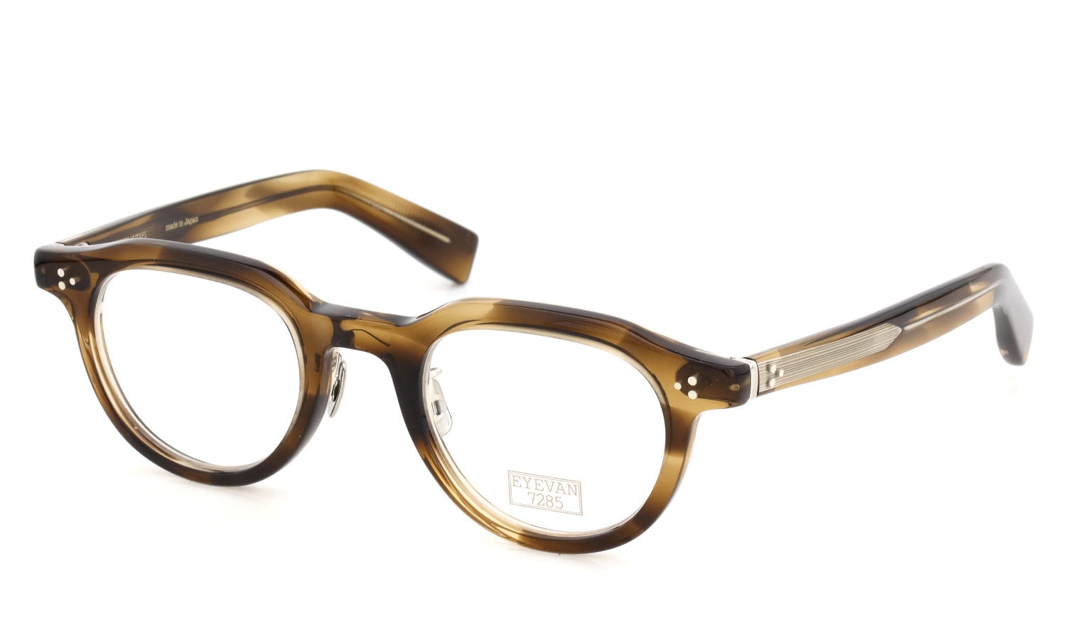 EYEVAN7285 アイヴァン7285 メガネ 340MR (46)通販 C.351 BROWN FOG 46