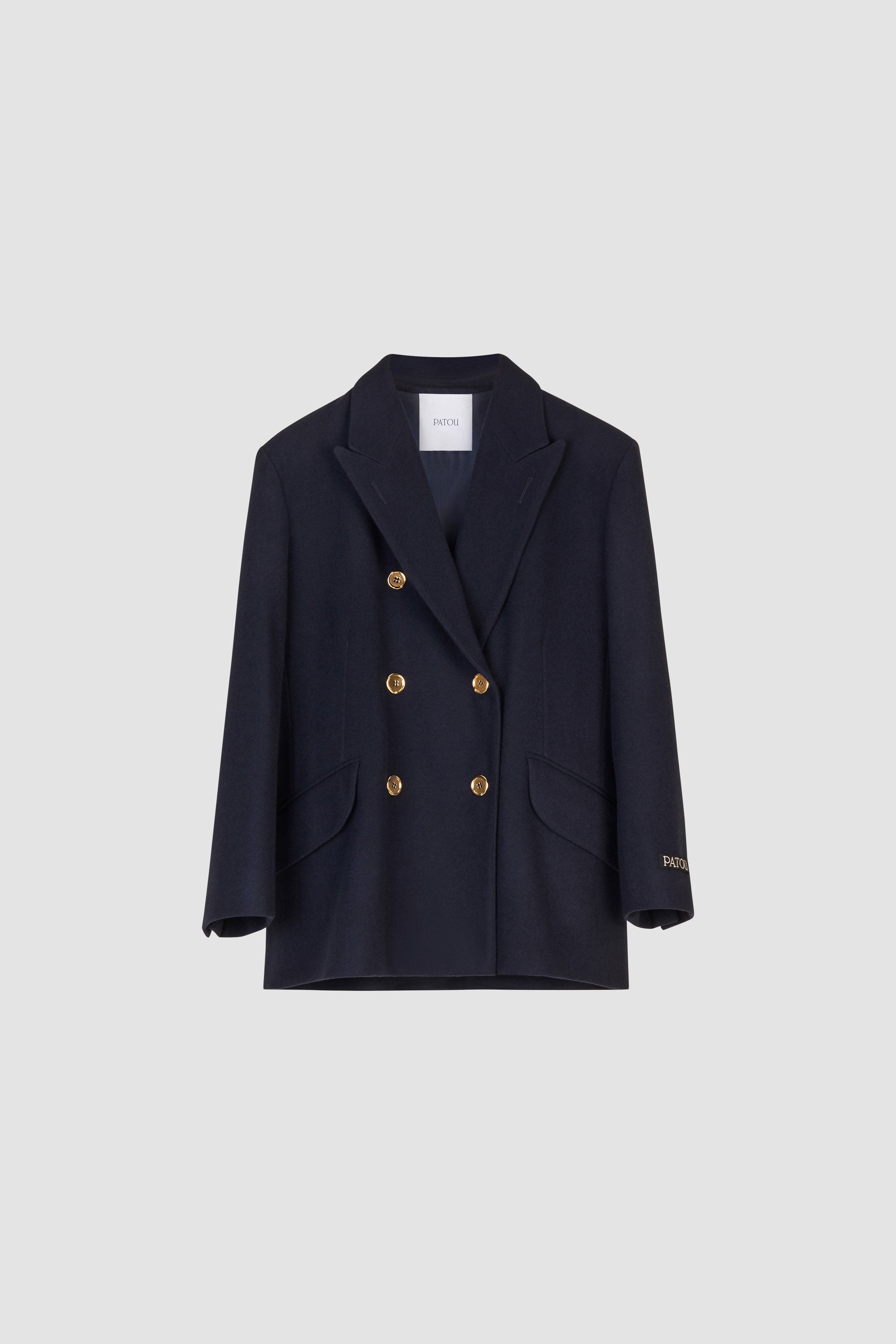 Patou | ダブルブレスト ウール＆カシミヤ ジャケット