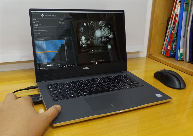 DELL Inspiron 14 （7472）レビュー！Core i7-8550UとGeForce MX150の