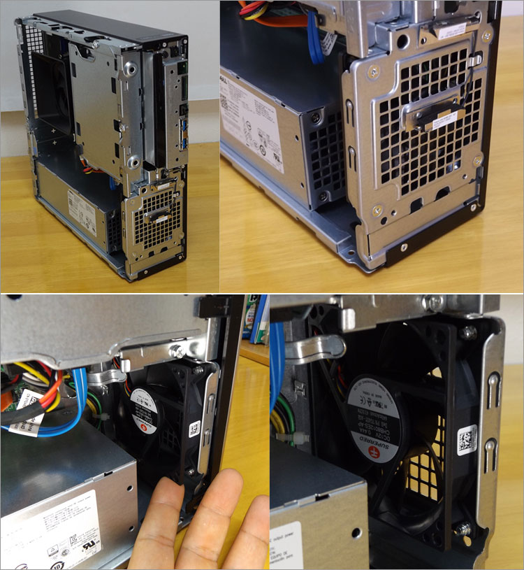 Inspiron 3268のPCケース内部と、マザーボード。DELLパソ兄さんレビュー