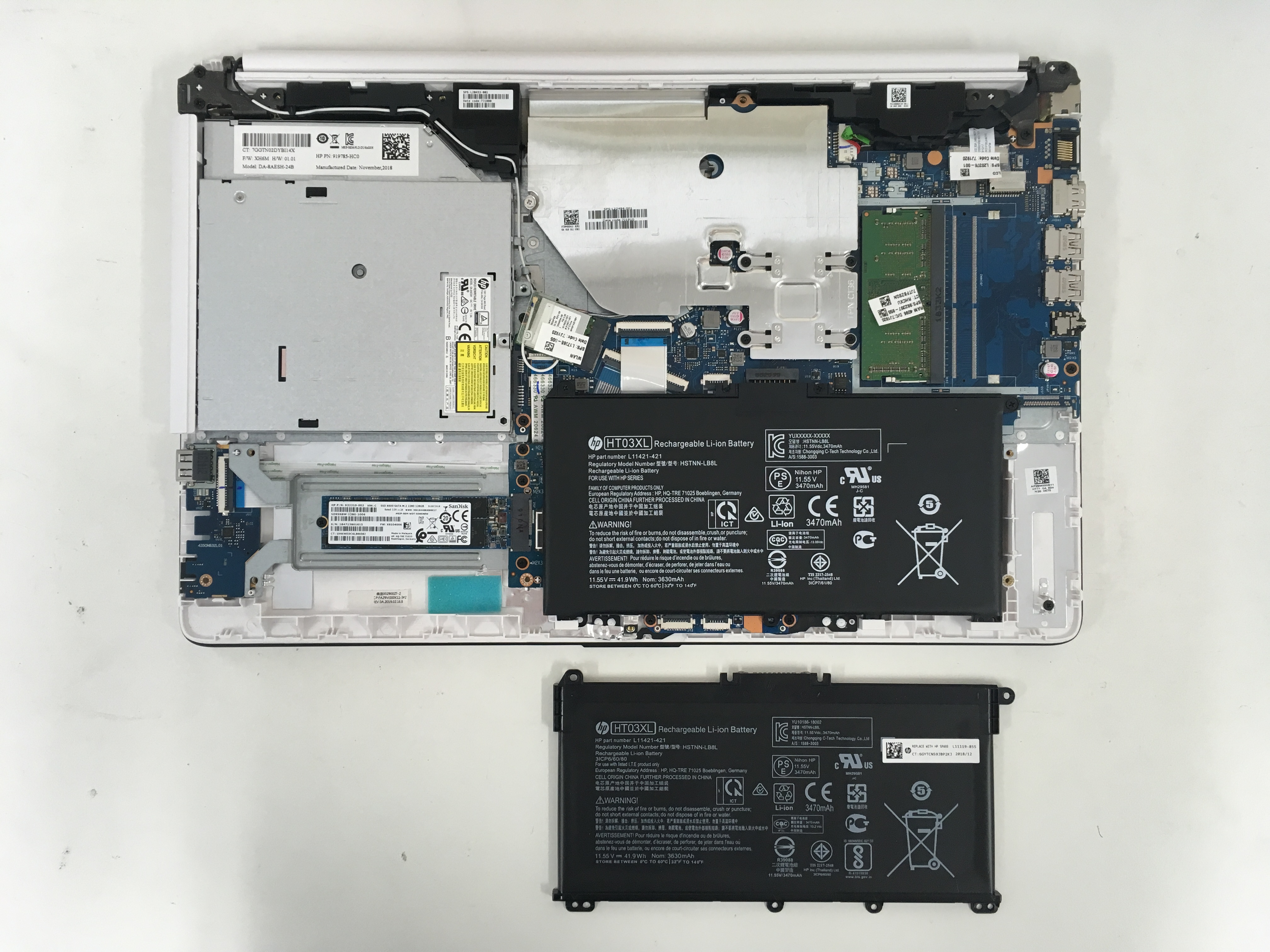 HP 15-db0214AU バッテリー交換 | 【PC Fixs】パソコン修理・データ