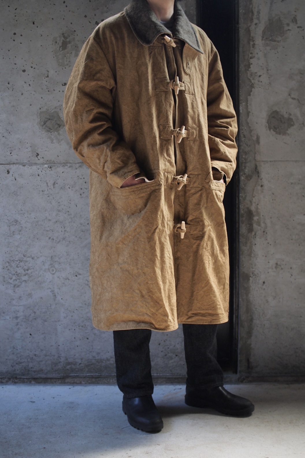 The crooked Tailor/Tropal cold-weather coat -1940's-peau de l'ours