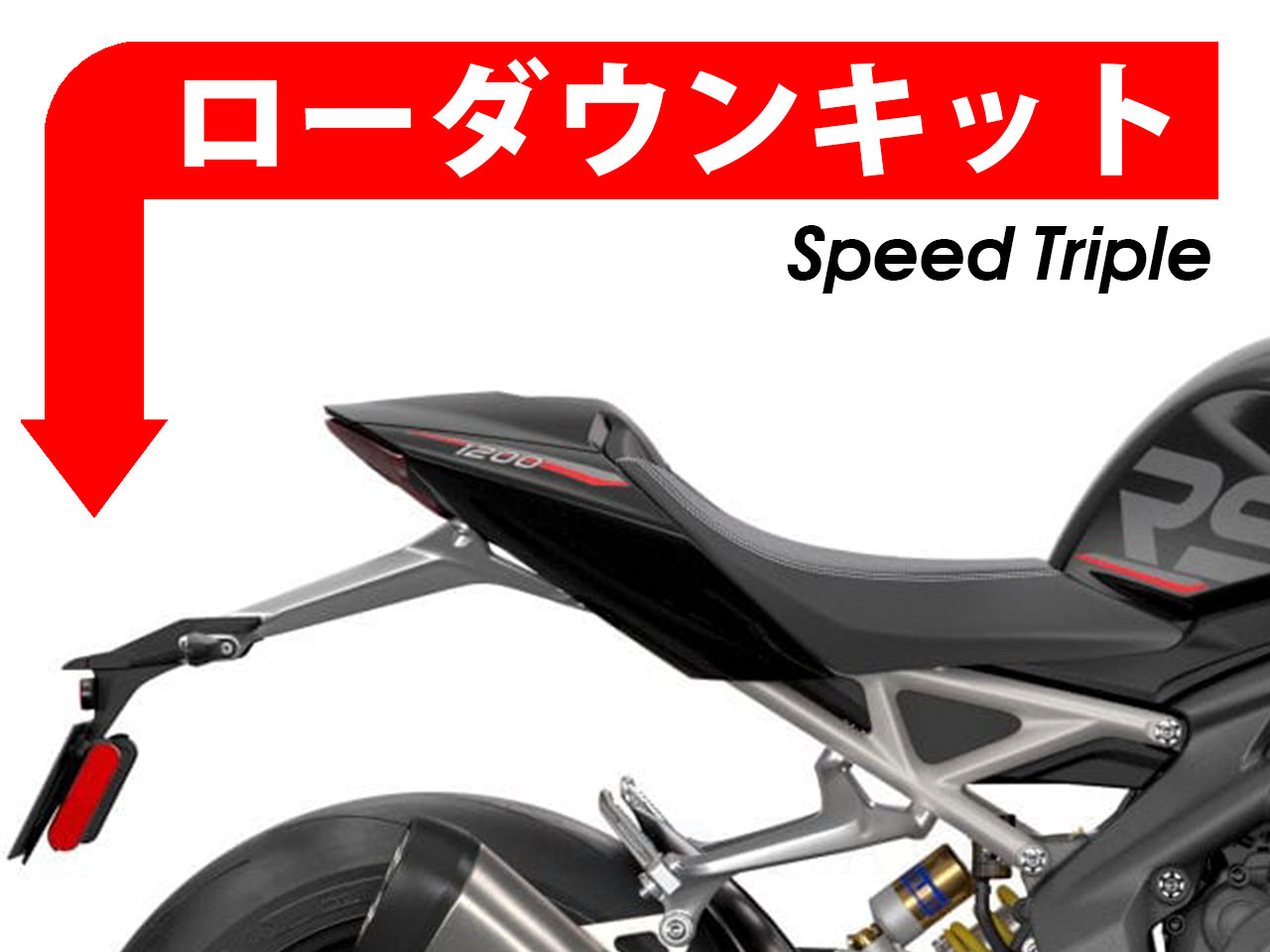 ローダウンキット for Triumph
