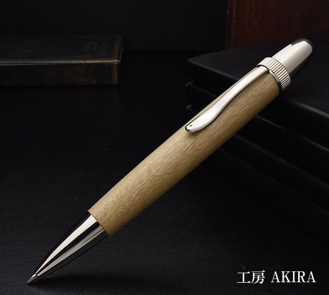 工房 AKIRA 木軸 ボールペン パトリオットスリム ジェットストリーム
