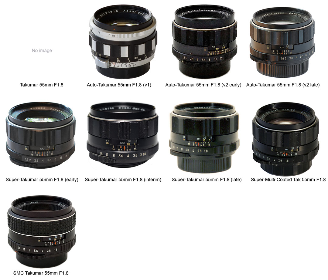 SMC/S-M-C/Super-/Auto-/Takumar 55mm F1.8 Reviews - M42 Screwmount