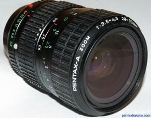 Pentax-A 28-80mm F3.5-4.5 Reviews - Non-SMC Pentax Zoom Lenses