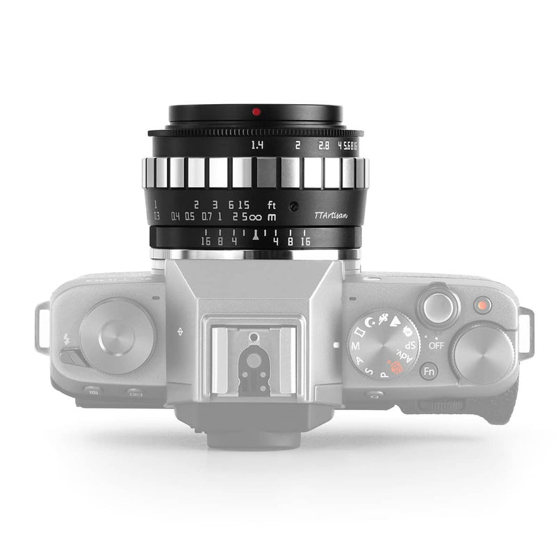 TTArtisan 23mm F1.4 Lens with Lens Hood for Fuji, Nikon, Sony and