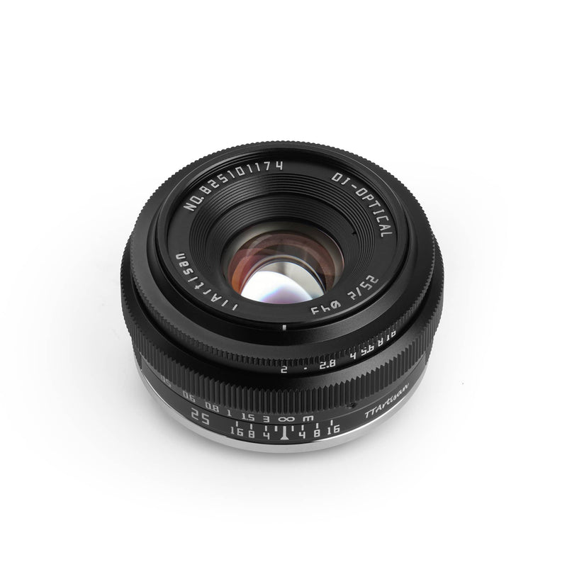 TTArtisan 25mm F2 Wide-angle Manual Lens for Fuji, Sony, M4/3