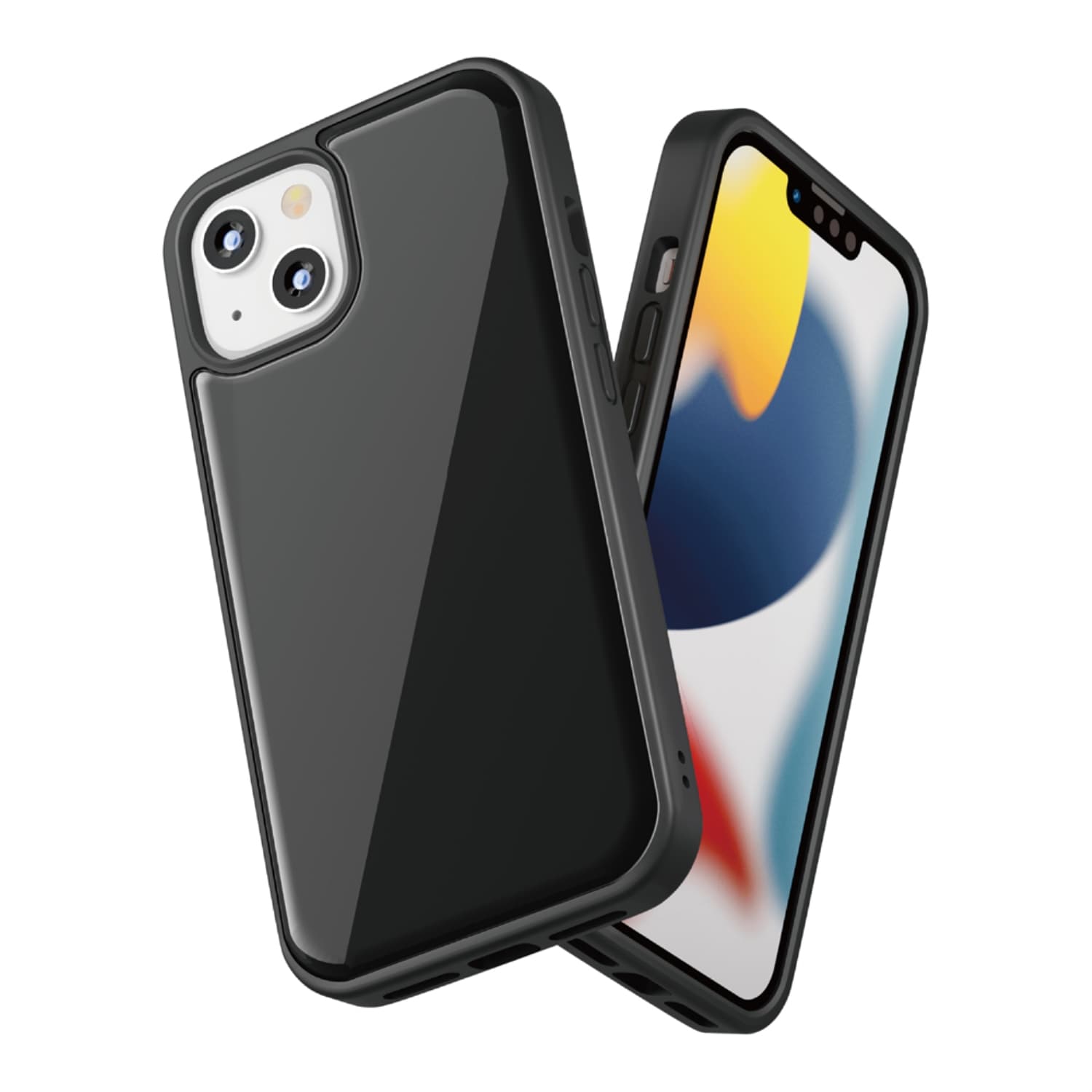 iPhone 13 mini用 ハイブリッドタフケース ブラック｜株式会社PGA