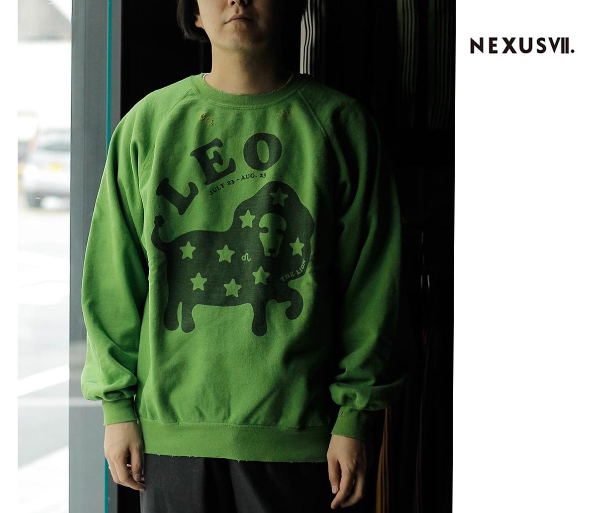 ネクサスセブン NEXUSVII. LEO /獅子座 クルーネックスウェット LEO